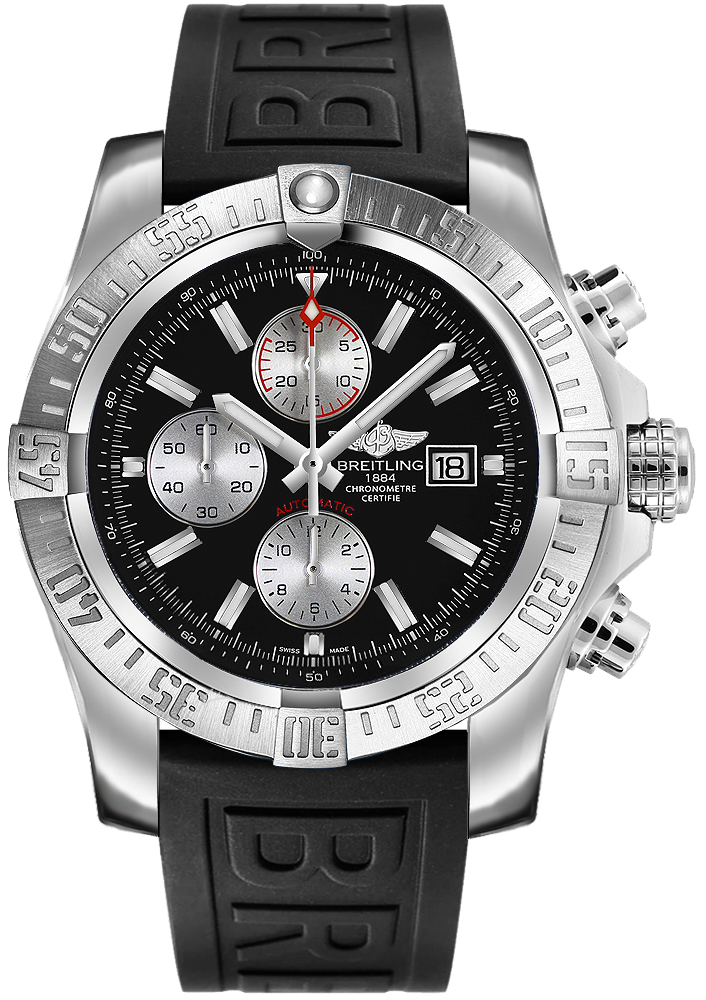 Breitling Super Avenger II Black Dial Men's Watch A1337111/BC29-155S fake